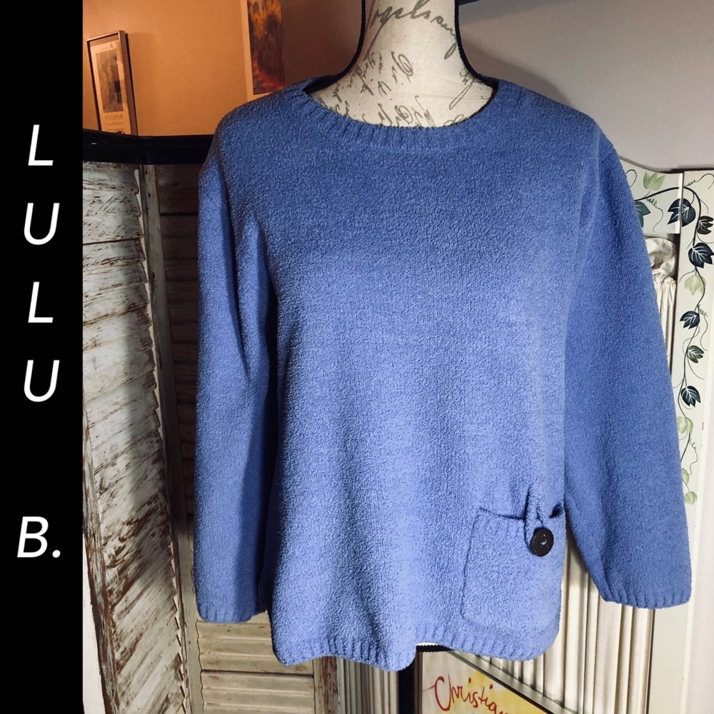 NWOT-LARGE-PURPLE LS TOP